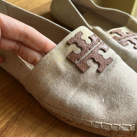 Tory Burch Weston Tan Gold Espadrilles - Picture 9 of 13